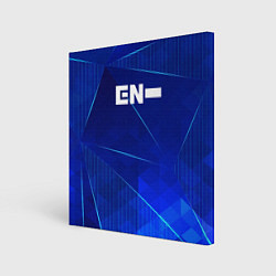 Холст квадратный Enhypen blue poly, цвет: 3D-принт