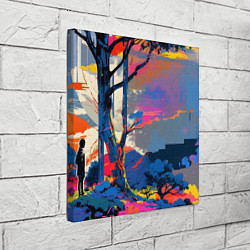 Холст квадратный Природа абстракция, цвет: 3D-принт — фото 2