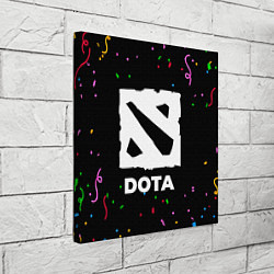 Холст квадратный Dota конфети, цвет: 3D-принт — фото 2