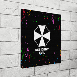 Холст квадратный Resident Evil конфети, цвет: 3D-принт — фото 2