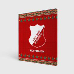 Холст квадратный Hoffenheim new year, цвет: 3D-принт