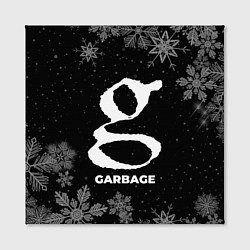 Холст квадратный Снежный Garbage, цвет: 3D-принт — фото 2