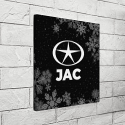 Холст квадратный Снежный JAC, цвет: 3D-принт — фото 2
