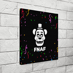 Холст квадратный FNAF конфети, цвет: 3D-принт — фото 2