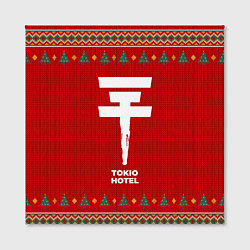 Холст квадратный Tokio Hotel new year, цвет: 3D-принт — фото 2