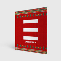 Холст квадратный OneRepublic new year, цвет: 3D-принт