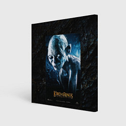 Холст квадратный Lord of the rings - gollum, цвет: 3D-принт