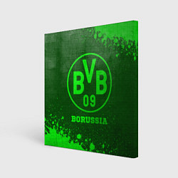 Холст квадратный Borussia - green gradient, цвет: 3D-принт