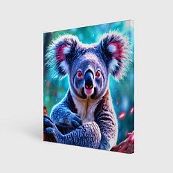 Холст квадратный Большая коала, цвет: 3D-принт