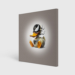 Холст квадратный Venom Duck - ai art fantasy, цвет: 3D-принт