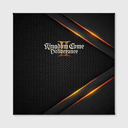 Холст квадратный Kingdom Come Deliverance 2 текстура из сетки, цвет: 3D-принт — фото 2