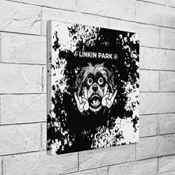 Холст квадратный Linkin Park 2024 рок пес, цвет: 3D-принт — фото 2