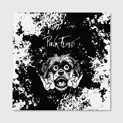 Холст квадратный Pink Floyd рок пес, цвет: 3D-принт — фото 2
