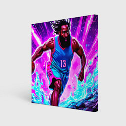 Картина квадратная Джеймс Харден в игре