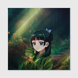 Холст квадратный МаоМао и лягушка - Монолог Фармацевта, цвет: 3D-принт — фото 2