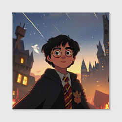 Холст квадратный Загадочный Гарри Поттер, цвет: 3D-принт — фото 2