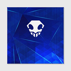 Холст квадратный Bleach blue poly, цвет: 3D-принт — фото 2