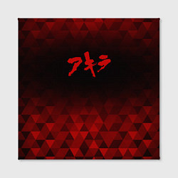 Холст квадратный Akira red poly, цвет: 3D-принт — фото 2