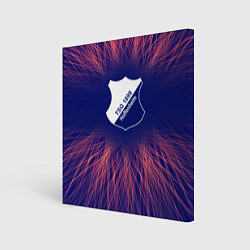 Холст квадратный Hoffenheim red energy, цвет: 3D-принт