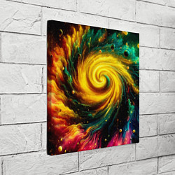 Холст квадратный Neon space - ai art fantasy, цвет: 3D-принт — фото 2