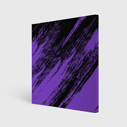 Холст квадратный The color is purple and black, цвет: 3D-принт