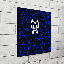 Холст квадратный Deftones blue energy, цвет: 3D-принт — фото 2