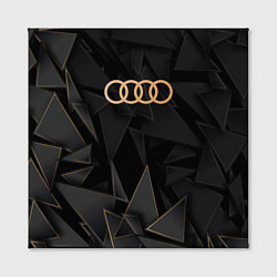 Холст квадратный Audi golden poly, цвет: 3D-принт — фото 2