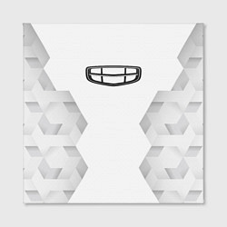 Холст квадратный Geely white poly, цвет: 3D-принт — фото 2
