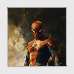Холст квадратный Человек-паук портрет, цвет: 3D-принт — фото 2