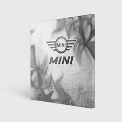 Холст квадратный Mini - white gradient, цвет: 3D-принт