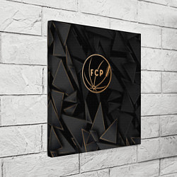 Холст квадратный Porto golden poly, цвет: 3D-принт — фото 2