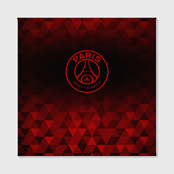 Холст квадратный PSG red poly, цвет: 3D-принт — фото 2