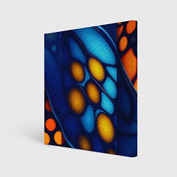 Холст квадратный Крыло бабочки, цвет: 3D-принт