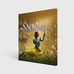 Холст квадратный Белоснежка, цвет: 3D-принт