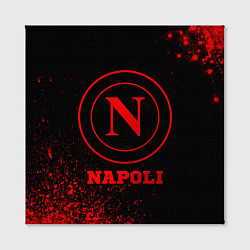 Холст квадратный Napoli - red gradient, цвет: 3D-принт — фото 2