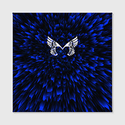 Холст квадратный Placebo blue energy, цвет: 3D-принт — фото 2