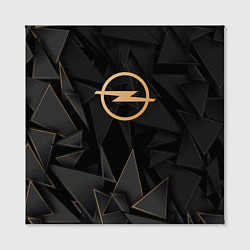 Холст квадратный Opel golden poly, цвет: 3D-принт — фото 2