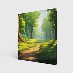 Холст квадратный Fabulous forest, цвет: 3D-принт