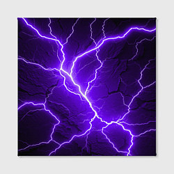 Холст квадратный Color purple black, цвет: 3D-принт — фото 2