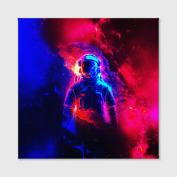 Холст квадратный Космонавт в пламени, цвет: 3D-принт — фото 2