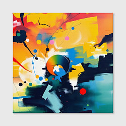 Холст квадратный Абстракция в деталях, цвет: 3D-принт — фото 2