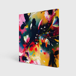 Холст квадратный Глубокая абстракция, цвет: 3D-принт