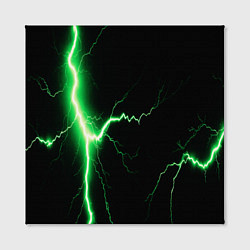 Холст квадратный Lightning green, цвет: 3D-принт — фото 2