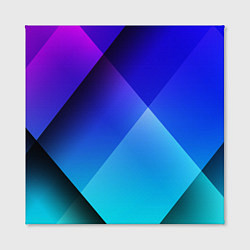 Холст квадратный Color blue, цвет: 3D-принт — фото 2