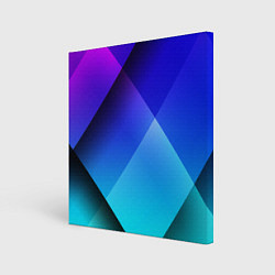 Холст квадратный Color blue, цвет: 3D-принт