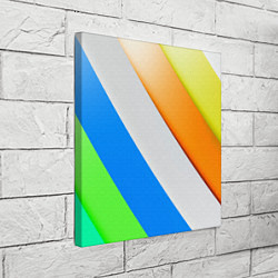 Холст квадратный Striped, цвет: 3D-принт — фото 2