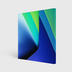 Холст квадратный Color blue green, цвет: 3D-принт