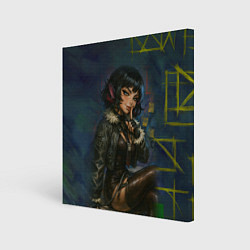 Холст квадратный Джейн Доу из ззз, цвет: 3D-принт