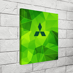 Холст квадратный Mitsubishi green poly, цвет: 3D-принт — фото 2