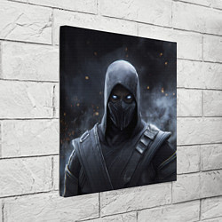 Холст квадратный Нуб Сайбот синие глаза, цвет: 3D-принт — фото 2